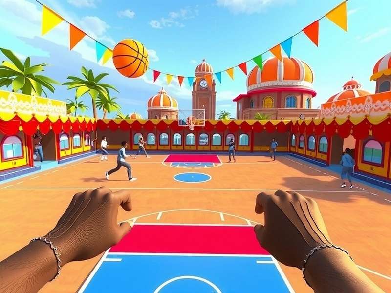 Basketball Fury VR Indian festival event